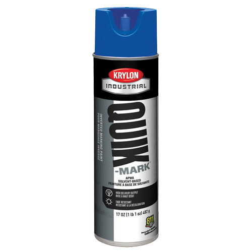 Peinture de marquage industrielle invers&eacute;e &agrave; base de solvant Quik-Mark, 17 oz, Canette a&eacute;rosol Chandler Sales
