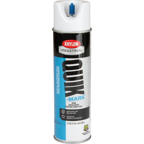Industrial Quik-Mark Water-Based Inverted Marking Paint, 17 oz., Aerosol Can Chandler Sales