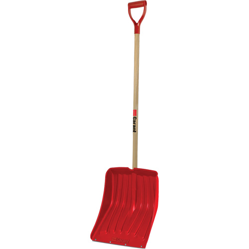 Alpine Snow Shovel, Polypropylene Blade, 13-9/10" Wide, D-Grip Handle, Wearstrip Included Chandler Sales