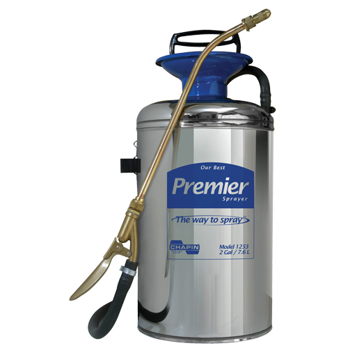Premier Series Pro Sprayer, 2 gal. (7.6 L), Stainless Steel, 12" Wand Chandler Sales