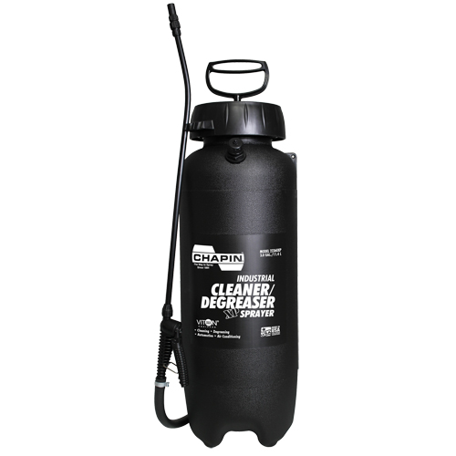 Vaporisateur industriel pour nettoyant & d&eacute;graissant Viton, 3 gal. (11,36 L), Plastique/Poly&eacute;thyl&egrave;ne, Lance de 18" Chandler Sales