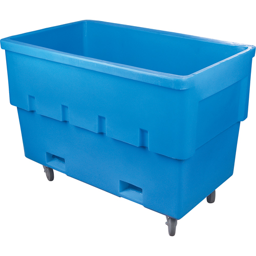 Double Walled Box Trucks, Polyethylene, 53" L x 28-1/4" W x 37" H, 22 cu. ft. Volume, 500 lbs. Capacity Chandler Sales