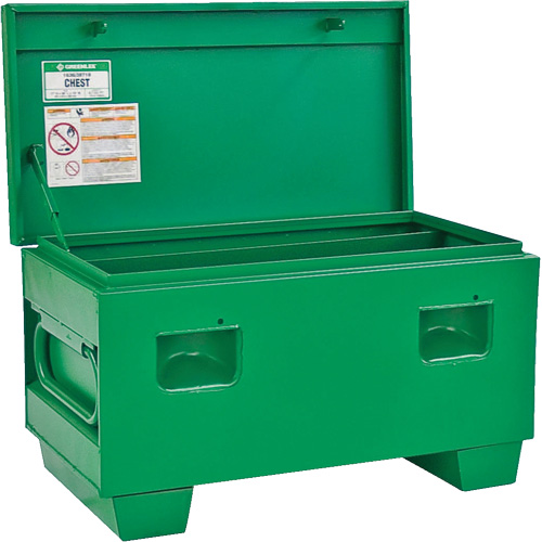 Chest Box, 36" W x 19" D x 17" H, Green Chandler Sales