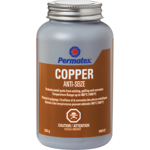 Copper Anti-Seize, 227 g, Brush Top Can, 1800°F (982°C) Max Temp. Chandler Sales