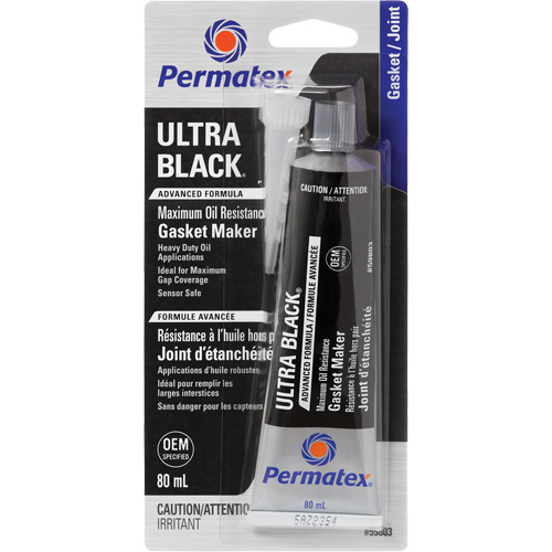 Ultra Black&reg; Gasket Maker, Tube, Black Chandler Sales