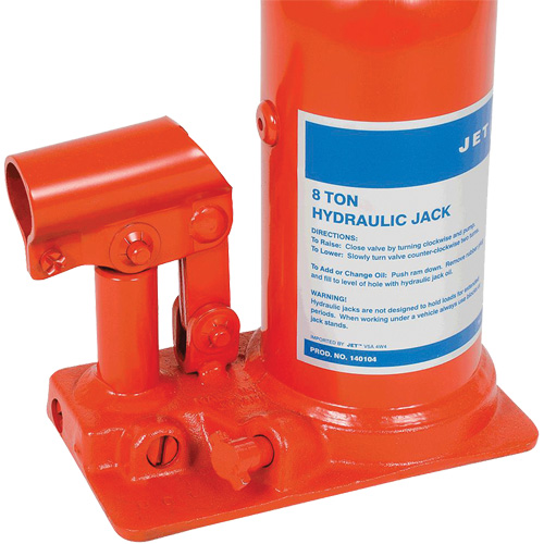 JHJ-8 Crics &agrave; bouteille pour usage tr&egrave;s intensif, 8 tonne(s), 15-3/8" Hauteur &eacute;lev&eacute;e Chandler Sales