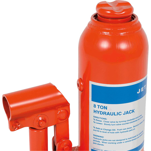 JHJ-8 Crics &agrave; bouteille pour usage tr&egrave;s intensif, 8 tonne(s), 15-3/8" Hauteur &eacute;lev&eacute;e Chandler Sales