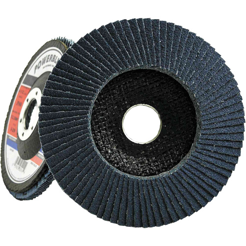 Disque &agrave; lamelles PowerBlend, 4-1/2" x 7/8", Type 29, Grain Z40, Alumine de zirconium Chandler Sales