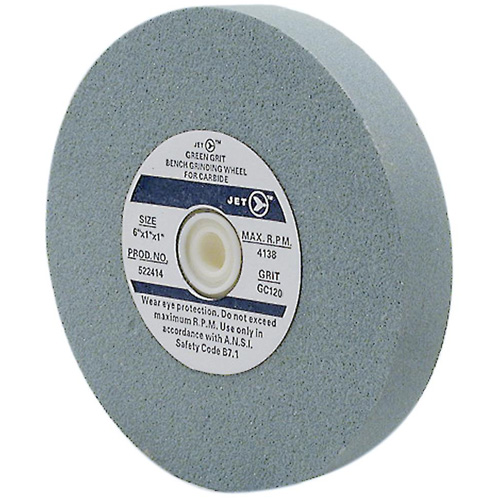 Bench Grinding Wheel, 8" x 1", 1" Arbor, Silicon Carbide Chandler Sales