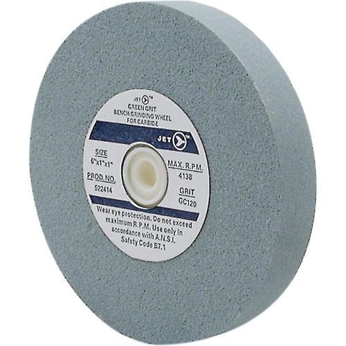 Bench Grinding Wheel, 8" x 1", 1" Arbor, Silicon Carbide Chandler Sales