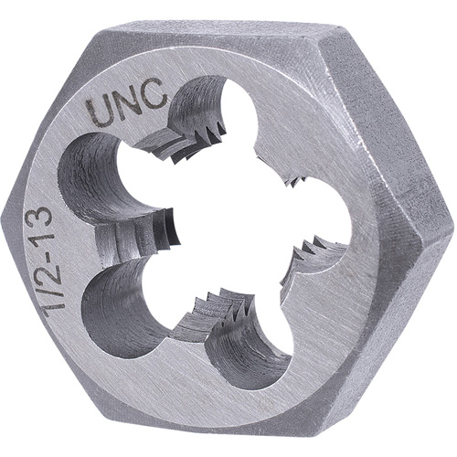 Fraise hexagonale SAE, dia. 1", Filet de 1/2"-13NC, Acier alli&eacute; Chandler Sales