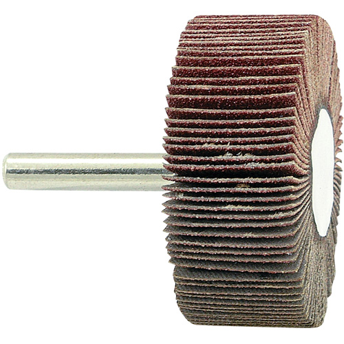 Shaft Mounted Flapwheel, 80 Grit, 2" x 3/4" x 1/4" Chandler Sales