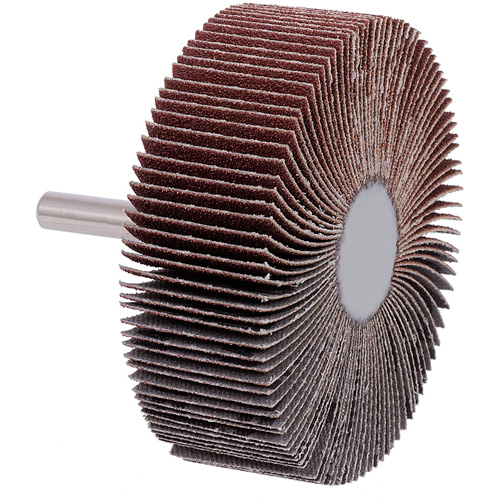 Shaft-Mounted Flap Wheel, 60 Grit, 3" x 1" x 1/4" Chandler Sales