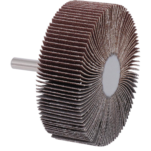 Shaft Mounted Flapwheel, A120 Grit, 3" x 1" x 1/4" Chandler Sales
