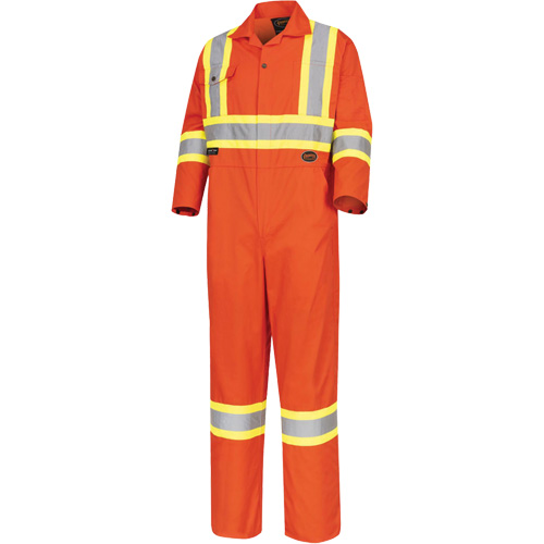 5514T Tall High-Visibility Safety Coveralls, 60, High Visibility Orange Chandler Sales