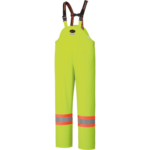 5895 High Visibility Flame Resistant Waterproof Bib Pants, 2X-Large, High Visibility Lime-Yellow Chandler Sales
