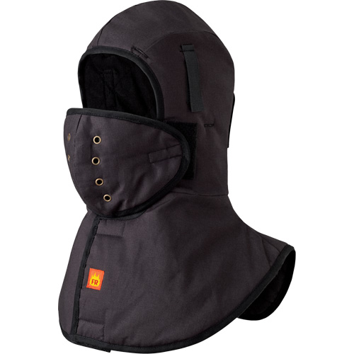 5565A Doublure FR robuste &agrave; col long pour casque, Noir, Coton Chandler Sales
