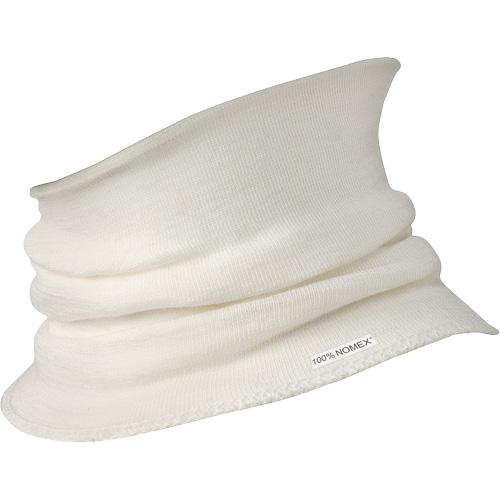 C207 Neck Warmer & Wind Guard, White, Nomex&reg; Chandler Sales