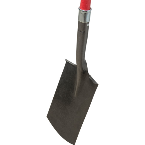 Heavy-Duty Shovels, Fibreglass, Carbon Steel Blade, D-Grip Handle, 30-1/2" Long Chandler Sales