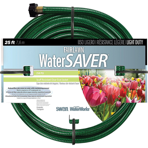 Fairlawn Watersaver Light Duty Garden Hoses, Nylon, 1/2" dia. x 25' Chandler Sales