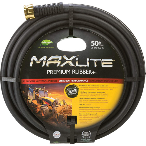 Commercial Duty Hoses, Rubber, 5/8" dia. x 50' Chandler Sales