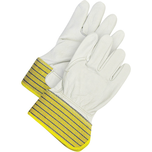 Classic Fitter Gloves, Large, Grain Cowhide Palm, Fleece Inner Lining Chandler Sales
