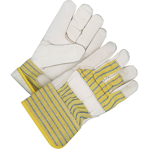 Classic Fitter Gloves, One Size, Grain Cowhide Palm, Cotton Fleece Inner Lining Chandler Sales