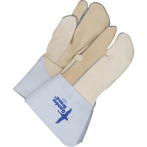 Gants &agrave; trois doigts en cuir, Cuir fleur de vache, Taille 11 Chandler Sales