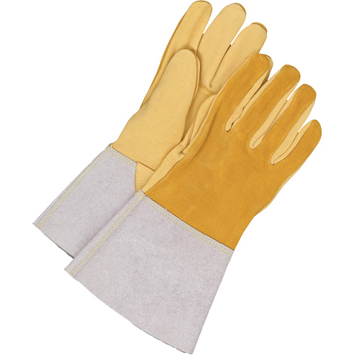 Welder Gloves, Grain Deerskin, Size Large Chandler Sales