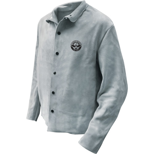 Veste de soudeur, Cuir, 2T-Grand, Gris Chandler Sales