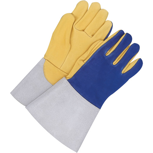 Gants pour soudeur TIG avec poignet de 5,5", Cuir fleur de daim, Taille 10 Chandler Sales