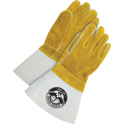 Gants pour soudeur avec poignet de 5", Cuir de vache refendu, Taille Taille unique Chandler Sales