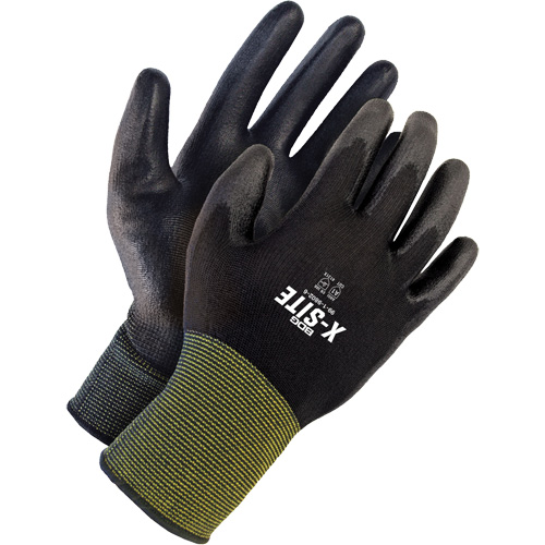X-Site Coated Gloves, 7, Polyurethane Coating, Nylon Shell Chandler Sales