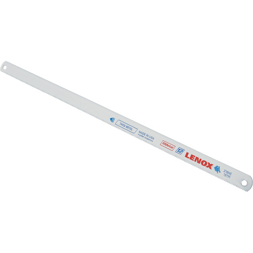 Lames de scie &agrave; m&eacute;taux, Bim&eacute;tal, 12" lo, 18 dents par pouce Chandler Sales