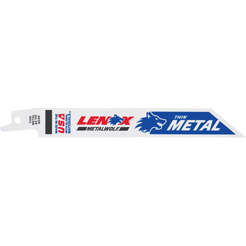 Lame de scie alternative, Bim&eacute;tal, 24 Dents par pouce, 6" lo x 3/4" la Chandler Sales