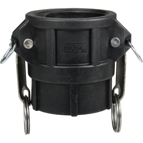 Cam & Groove Coupler, Polypropylene, Type D, 3", Female NPT, 60 PSI Chandler Sales