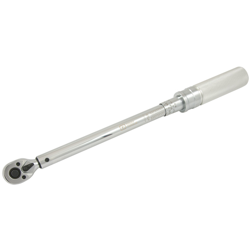 Heavy-Duty Micro-Adjustable Torque Wrench, Click, 3/8" Square Drive, 10 - 100 ft-lbs. Chandler Sales