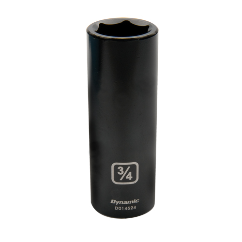 Douille SAE, Chocs, 3/8", Prise 1/2", 6 pans, Profond Chandler Sales