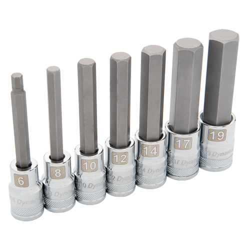Long Metric Socket Set, 7 Pcs Chandler Sales