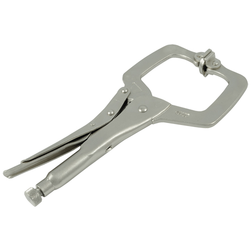 Locking Clamp Pliers with Swivel Pads, 11" Length, C-Clamp Chandler Sales
