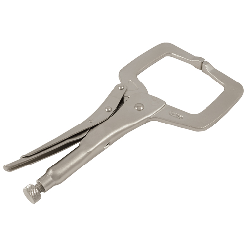 Locking Clamp Pliers with Swivel Pads, 11" Length, C-Clamp Chandler Sales