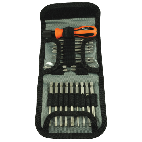 Multibit Screwdriver, 6-1/2" L, Cushion Grip Handle Chandler Sales