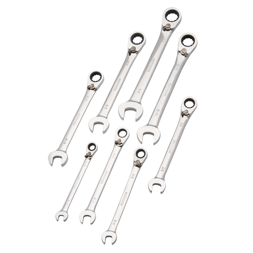 Reversible Wrench Set, Combination, 8 Pieces, Imperial Chandler Sales