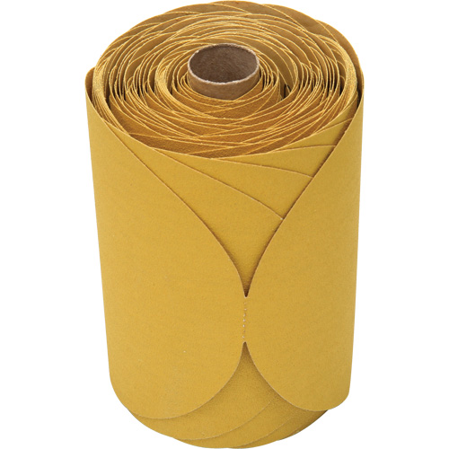 Disque dor&eacute; en rouleau Stikit, 6" dia., Grain 120, Oxyde d'aluminium Chandler Sales