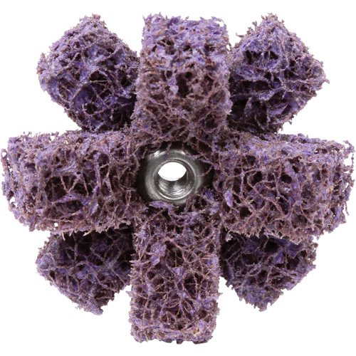 Scotch-Brite Cross Buff, BF-XB, 1-1/2" Dia., Medium Grit, Aluminum Oxide Chandler Sales