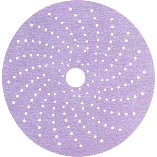 Hookit Purple Clean Sanding Disc, 6" Dia., P240 Grit, Aluminum Oxide, C-Weight Chandler Sales