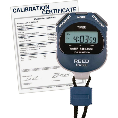 REED SW600 Stopwatch with ISO Certificate, Digital, Water Resistant Chandler Sales