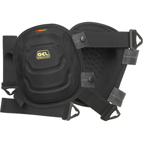Gel-Tek Flooring Knee Pad, Buckle Style, Plastic Caps, Gel Pads Chandler Sales