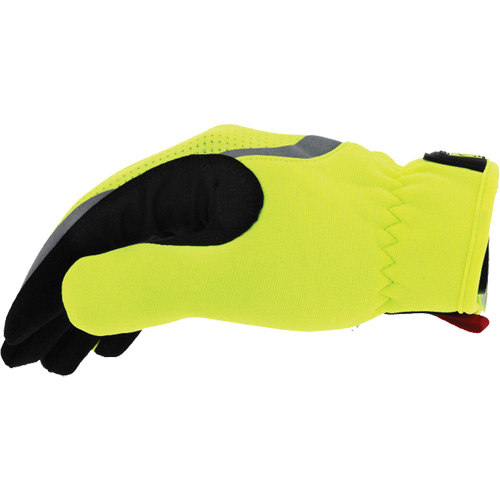 FastFit&reg; High-Visibility Work Gloves, Synthetic Palm, Size Medium/9 Chandler Sales