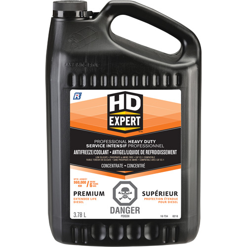 Antigel/liquide de refroidissement concentr&eacute; pour dur&eacute;e de vie prolong&eacute;e pour moteur diesel Turbo Power, 3,78 L, Gallon Chandler Sales